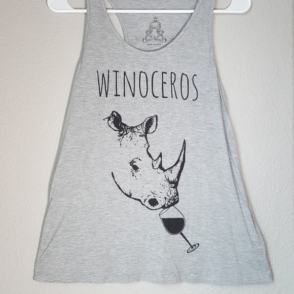 Bear Dance Tops - Winoceros Tank Top by Bear Dance